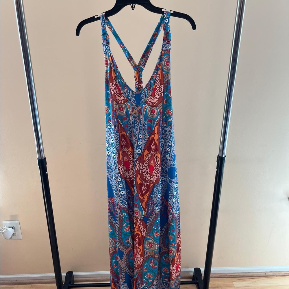 Bohemian Patterned Maxi Jumpsuit